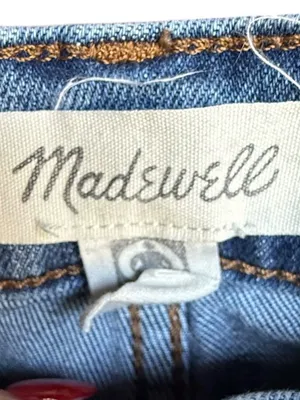 Madewell The High-Rise Slim Crop Boyjean in‎ Barksdale Wash Sz 32 thumbnail 10