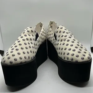 Omighty Cream Alien Platform Heels Shoes **Size 39/US Size 9** 👽👽 thumbnail 5