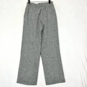 Abercrombie & Fitch Curve Love Sloane Gingham Wide Leg Pants Size 0 Long Tall thumbnail 2