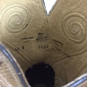 Justin Apache snip toe leather cowboy boots thumbnail 8
