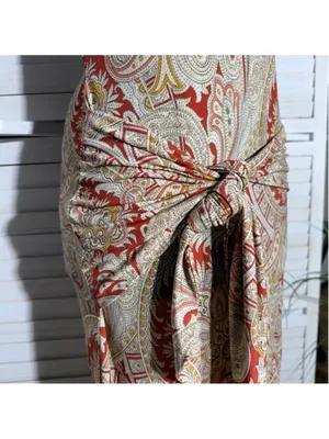 Vintage Wet Seal Y2K maxi dress boho hippie paisley festival fairy whimsigoth M thumbnail 7