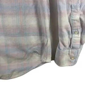Tommy Bahama Coastal Cord Pastel Plaid Button Down‎ Cotton Shirt Casual Beach S thumbnail 8