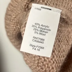 MADEWELL et Sézane BRIGITTE WOOL SWEATER size small in tan Maeve thumbnail 4