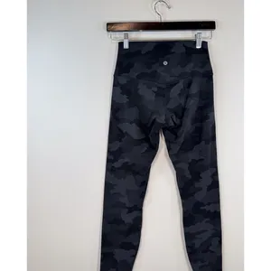 Lululemon Womens Leggings Black Align High Rise Camo Pull On Stretch Yoga Size 6 thumbnail 8