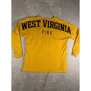 Victoria Secret Love Pink 5th & Ocean West Virginia Spirit Jersey Sequin EUC thumbnail 8