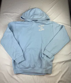 Jesus Hoodie Blue thumbnail 3