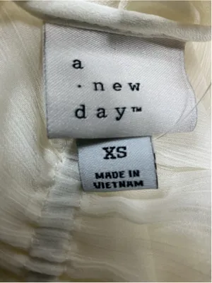 Womans NWT A New Day Pullover Boho Sleeveless Maxi Dress Size XS Lined Cream thumbnail 5