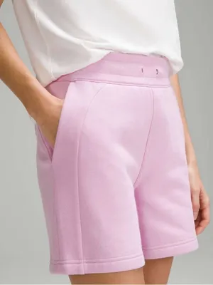 Lululemon NWT Scuba High Rise 5” Shorts with Pockets in Vitapink Size 12 thumbnail 3