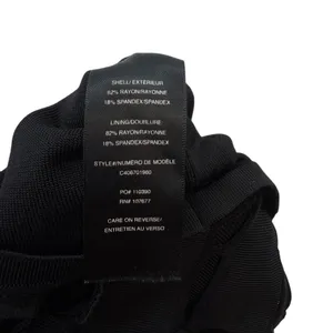 Alice + Olivia Chatley Pointelle‎ Knit Pleated Mini Skirt Black Size XS thumbnail 10