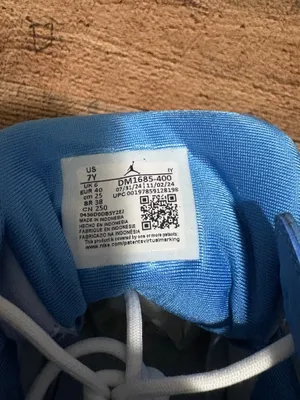 Blue Jordan Flight Club Size 7 thumbnail 6