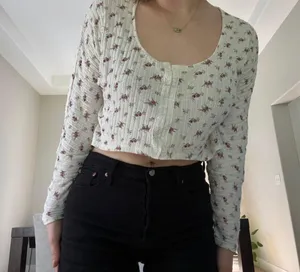 Urban Outfitters Floral Long Sleeve Top thumbnail 1