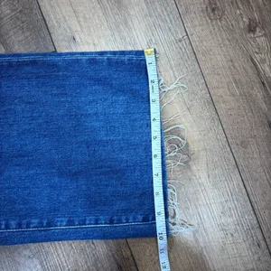 Madewell Wide-Leg Crop Jeans in Marsing Wash: Raw-Hem Edition Womens Sz 26 $128 thumbnail 11