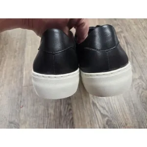 J/Slides Alara Leather Slip-On Platform Sneaker Black Shoes Size 7M thumbnail 5