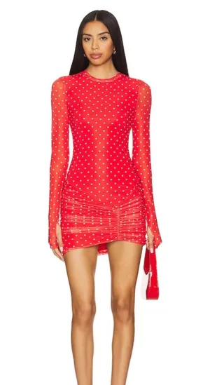 Revolve AFRM Dress red  thumbnail 1