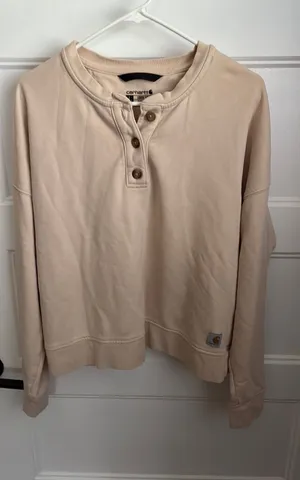 Carhartt loose fit 3 button Sweatshirt thumbnail 1