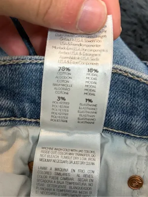 Mother denim the insider cropped a side of beans blue straight leg jeans sz 27 thumbnail 13