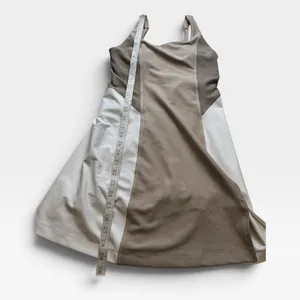 YPB Your Personal Best Women Brown Tan Colorblock Active Tennis Dress Small thumbnail 6