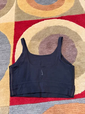 Nike Jordan Dri Fit Yoga Luxe Sports Bra Black Un-Padded Women’s Size Small thumbnail 3