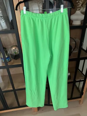 SKIMS French Terry Sweatpants wide leg joggers neon high rise drawstring thumbnail 5