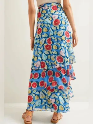 Anthropologie Hutch Medley Tiered Maxi Skirt Medium thumbnail 5