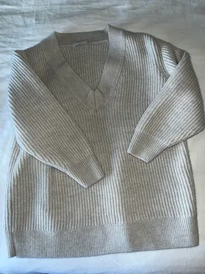Babaton Gray Wool Sweater thumbnail 2