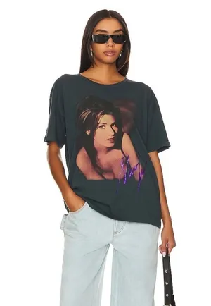NWOT Shania Twain Come On Over 1988 Tour Merch Tee in Vintage Black DAYDREAMER thumbnail 1