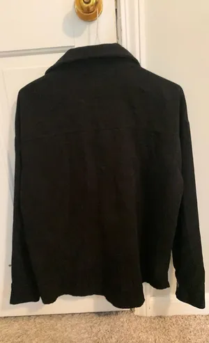 Amazon Black Corduroy Shirt Jacket  thumbnail 4