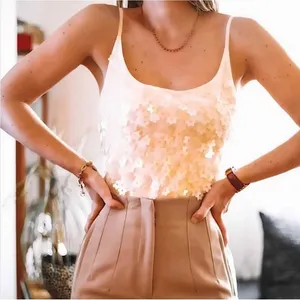 Zara‎ Cream Floral Sequined Bodysuit Size M NWT thumbnail 15