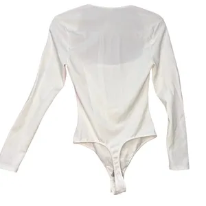 Free People Intimately BodySuit Top Size Small White Essential Summer‎ Basics thumbnail 2