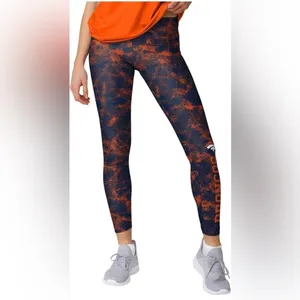 NFL Apparel Official‎ Women's Denver Broncos Leggings, Blue/Orange, Large, NWT thumbnail 3