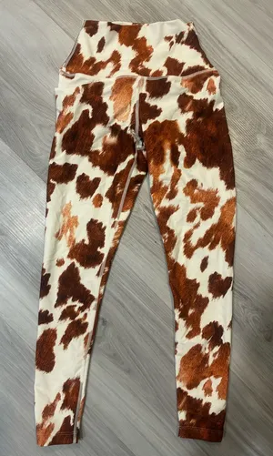 Weworewhat Cow Print womens‎ Leggings — Brown & Cream thumbnail 1