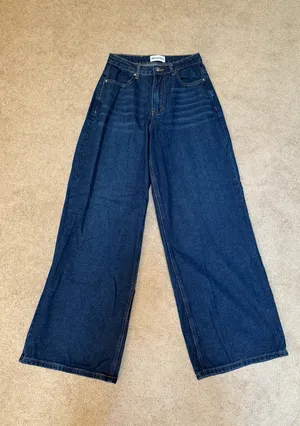 Princess Polly Naylor Mid Rise Wide Leg Jeans thumbnail 1