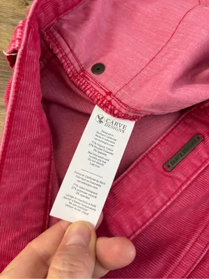 Carve Designs Oahu Raw Hem Corduroy Shorts Watermelon Women’s thumbnail 4