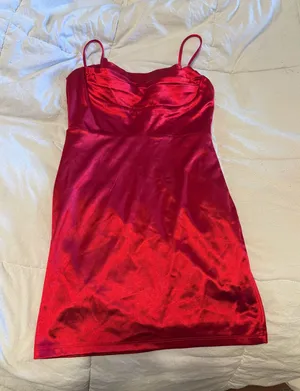 Red Lulus Dress Bodycon Mini thumbnail 1