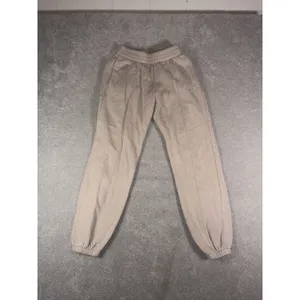 Nike Phoenix Fleece High Waisted Oversized Sweatpants Womens XS Beige Joggers thumbnail 2