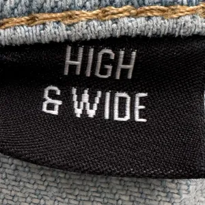 BDG Urban Outfitters High & Wide light wash blue jeans, size 25 western Y2K thumbnail 7