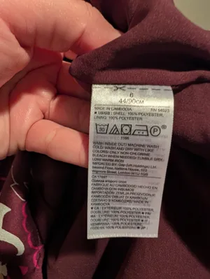 Banana Republic Faux Wrap Purple Pink Skirt thumbnail 11