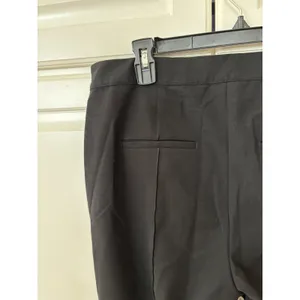 Vince Black Side Zip Cropped‎ Trousers Italian Fabric Size 8 thumbnail 8