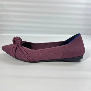 Rothy's The Point Knot Flats‎ In Love Purple Knit Shoes Size W9 EU 39 Classic thumbnail 9