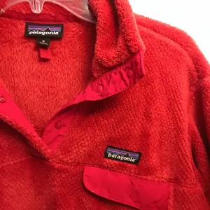 Patagonia Red Fleece Jacket thumbnail 3