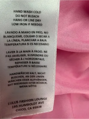 NWT LULUS Women’s Divinely Blooming Pink Multi Floral One-Shoulder Dress Size M thumbnail 7