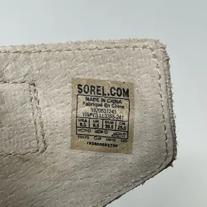 Sorel Women's‎ Beige Suede Wedge Ankle Strap Zip Sandals Size 8.5 thumbnail 6