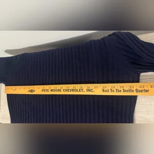 Vintage Abercrombie & Fitch Lambswool Blend Funnel Neck Sweater 90s Y2K Medium thumbnail 10