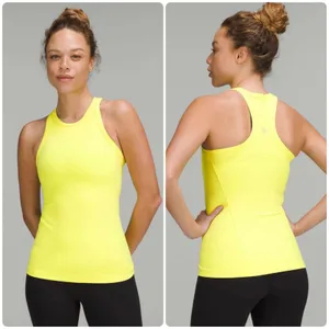Lululemon Womens Align Electric Lemon Racerback Athletic Yoga Workout Tank Top 6 thumbnail 2