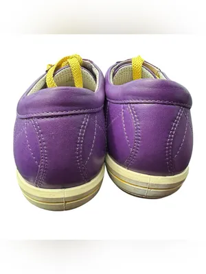 ECCO Spikeless Golf Shoe Size 40 Imperial Purple LSU Colors thumbnail 3