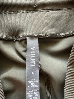 VUORI Drawstring Waist DAILY JOGGERS in Oregano Olive Green Large thumbnail 11