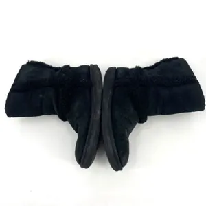 UGG Women's Water Resistant Suede Pull-On Fur‎ Carter Winter Boots Black Size 5 thumbnail 4
