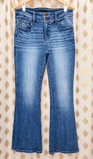 Buckle Black Flare Jeans thumbnail 1