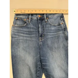 J Crew Vintage Slim Straight Jeans Women 27** High Rise Stretch Travel Vacation thumbnail 4