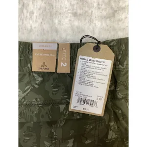 Prana Halle E-Waist Short II Evergreen Camo Green Hiking Shorts Womens 2 1971701 thumbnail 5
